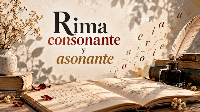 Rima consonante y asonante: diferencias y ejemplos